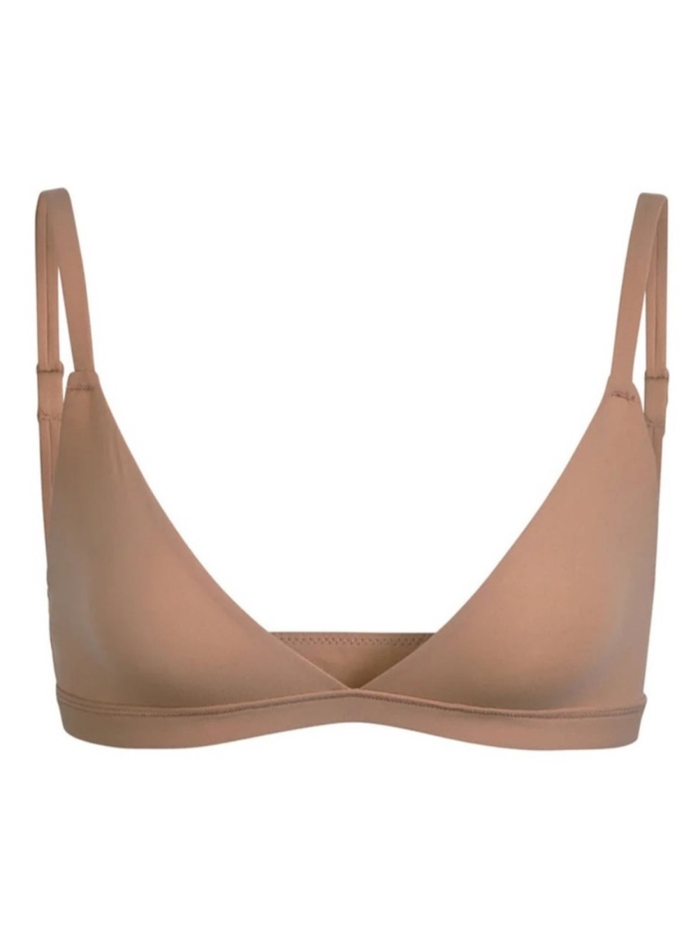 NEW SKIMS FITS EVERYBODY TRIANGLE BRALETTE SIZE SMALL NWT OCHRE TAN